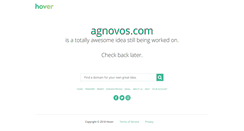 Desktop Screenshot of agnovos.com